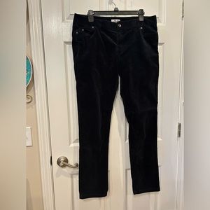 Vineyard Vines New Velvet Skinny Ankle Pants 14 Black
